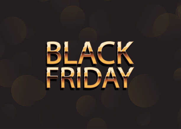 istock Elegant gold Black Friday sale background 3009 1347650381