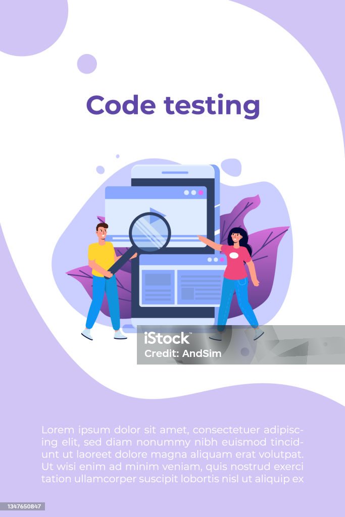 App Tester Software Or Application Testing Concept Debugging ...