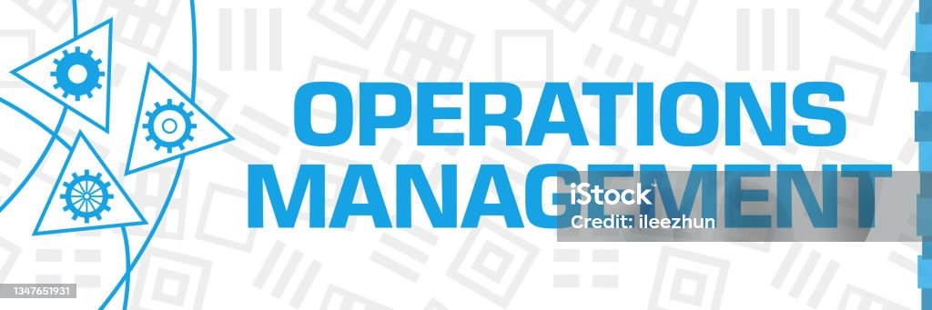Triangle Operation Operations Management Gears Blue Curves Triangles Horizontal Stock ...