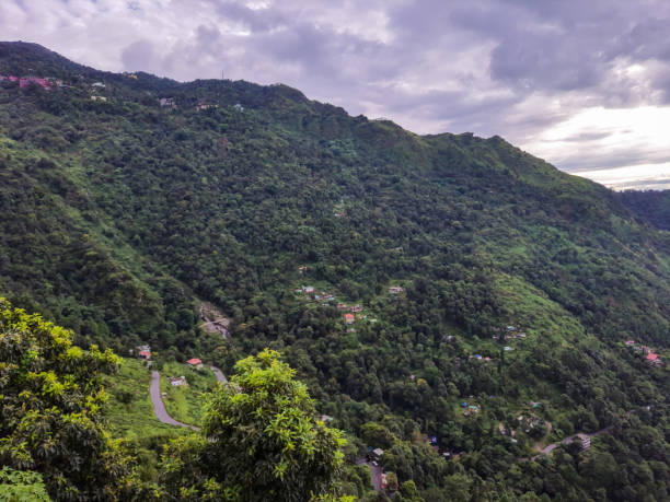 istock green mountain with dramatic sky at morning from hill top 1347653314