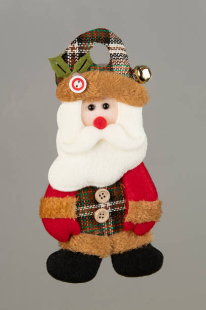 istock Bear-shaped rag doll used to decorate Christmas tree. . . 1347660714