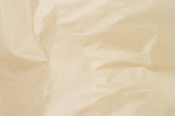 Wrinkled packaging paper background Wrinkled packaging paper as background, close up tracing stock pictures, royalty-free photos & images