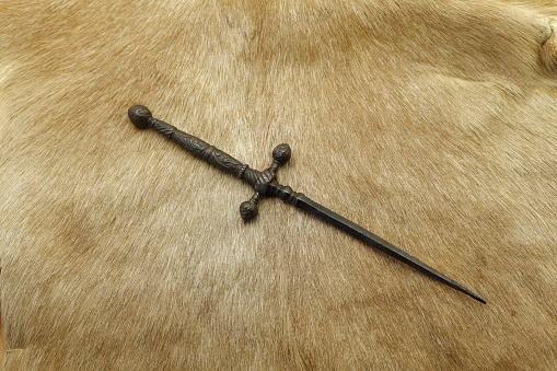 An Antique Italian Stiletto Dagger