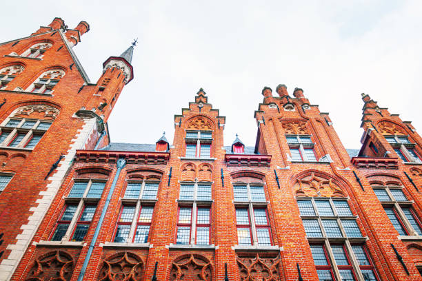 Traditional Cathedral building in Bruges, Belgium