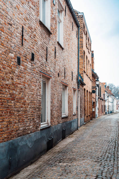 istock Antique building view in Old Town Bruges, Belgium 1347674680