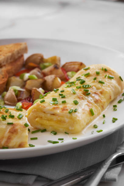 istock Cheesy Classic French Omelette 1347677606