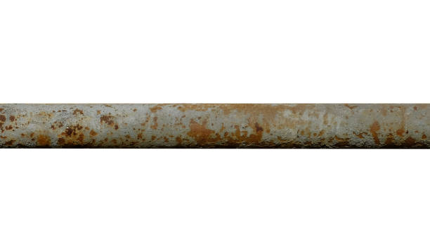 istock old metal pipe isolated on white 1347677959