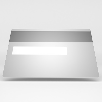 Credit Card With White Background