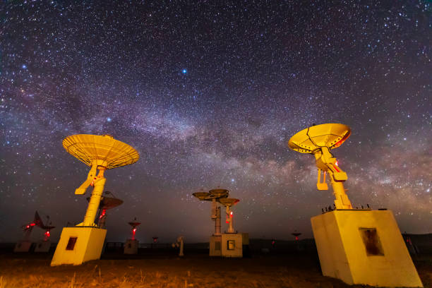 istock Radio telescopes and the Milky Way 1347692787