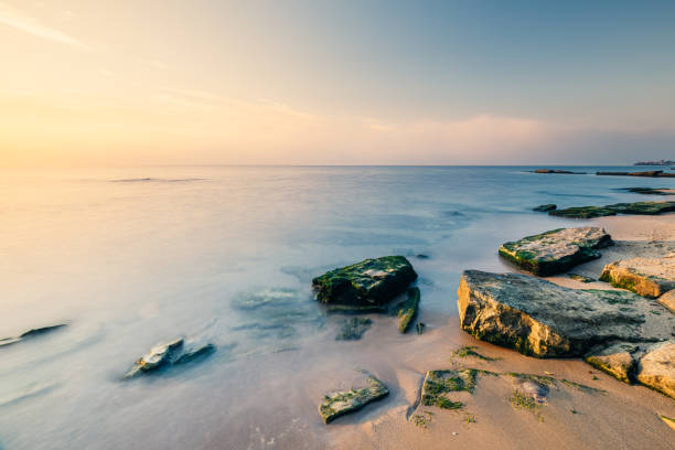 istock Beautiful seascape sunrise landscape 1347694577