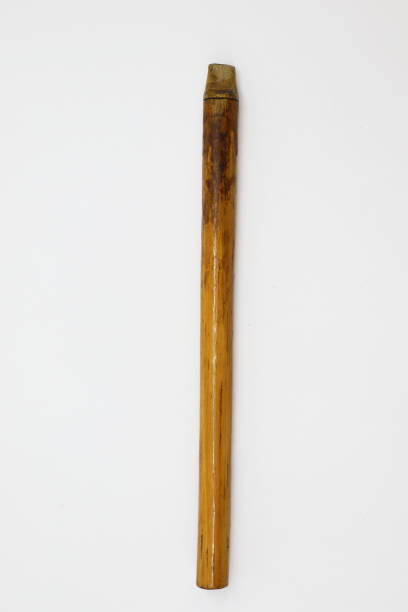 istock Handmade traditional wooden flute 1347719350