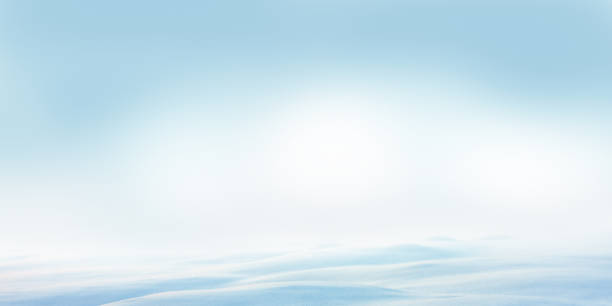 sfondo invernale blu vuoto per le tue idee. - schneelandschaft foto e immagini stock
