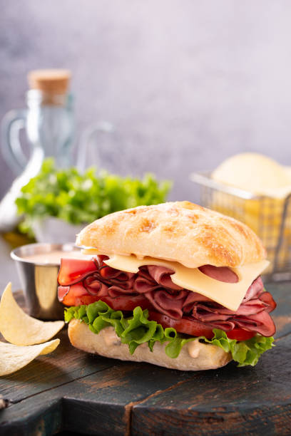istock Healthy and filling roastbeef sandwich 1347729098
