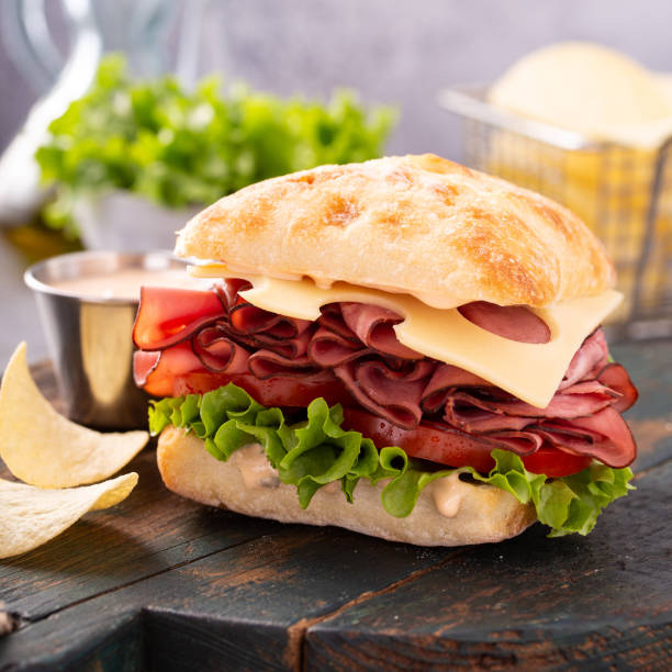 istock Healthy and filling roastbeef sandwich 1347729124