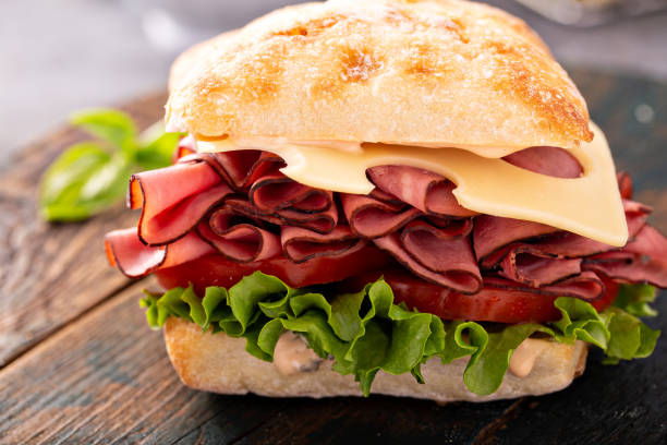 istock Healthy and filling roastbeef sandwich 1347729131