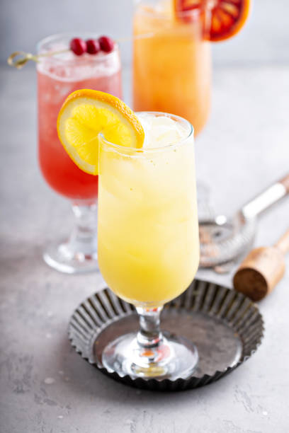 istock Refreshing cocktails or mocktails with oranges and cranberries 1347729168