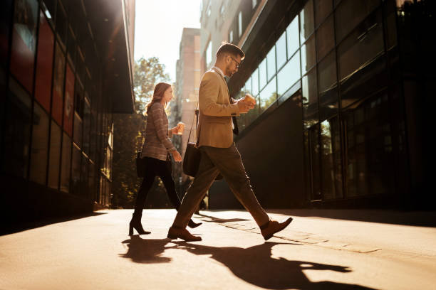 istock Business people going to work in morning 1347730447