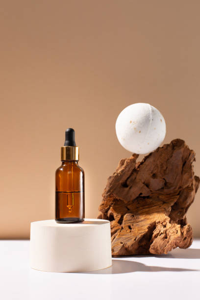 istock Eco-friendly bathroom accessories on natural beige paper background, copy space. 1347732405