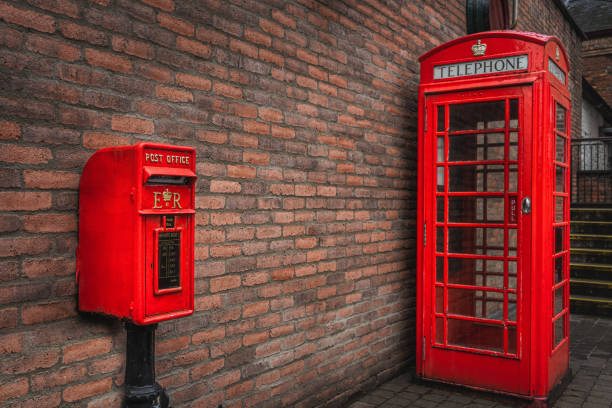 istock The traditional British public red mailbox and telephone kiosk or booth 1347732668