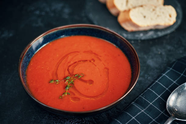 istock Creamy Tomato Soup with Thyme 1347733642