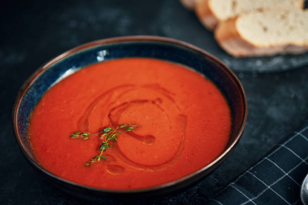 istock Creamy Tomato Soup with Thyme 1347733668