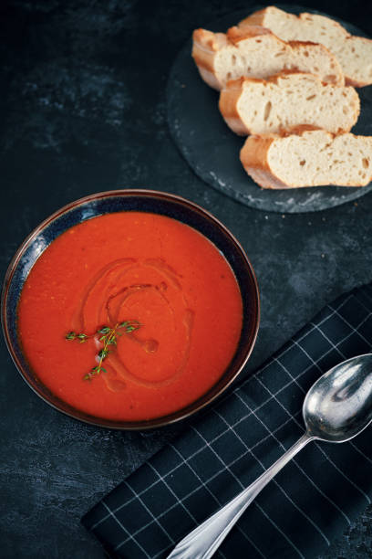istock Creamy Tomato Soup with Thyme 1347733679