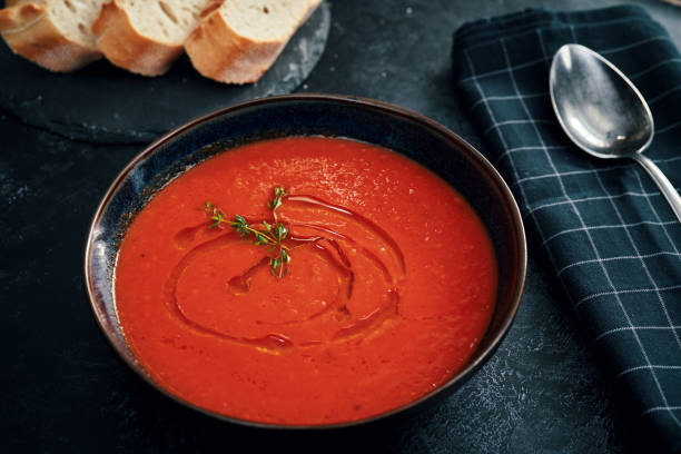 istock Creamy Tomato Soup with Thyme 1347733685