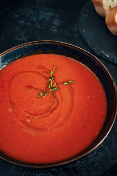 istock Creamy Tomato Soup with Thyme 1347733737