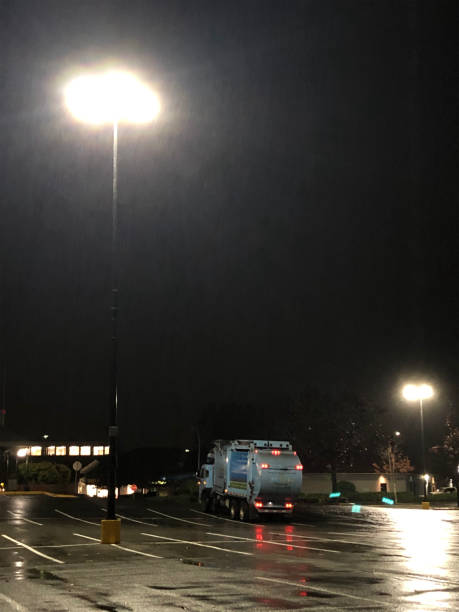 istock Early Morning Garbage Truck 1347734976