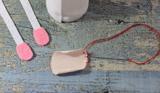 istock Handmade felt Scandinavian Christmas gnome 1347739246