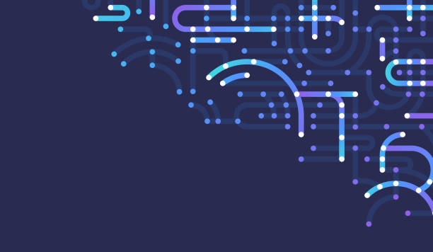 Circuit board technology modern abstract tech background with space for your copy.