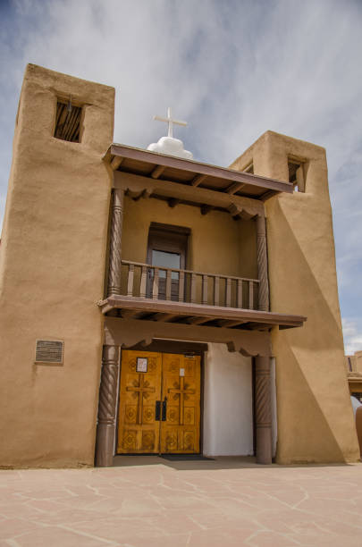 istock Church in Taos Pueblo 1347769609