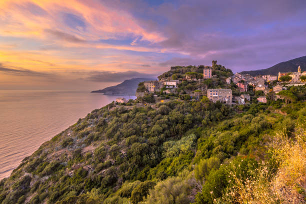istock Mountain Village Corsica 1347772109