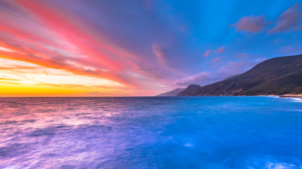 istock Sunset over Mediterranean sea 1347776347