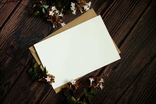 istock Plant background and card Mock-up 1347791116
