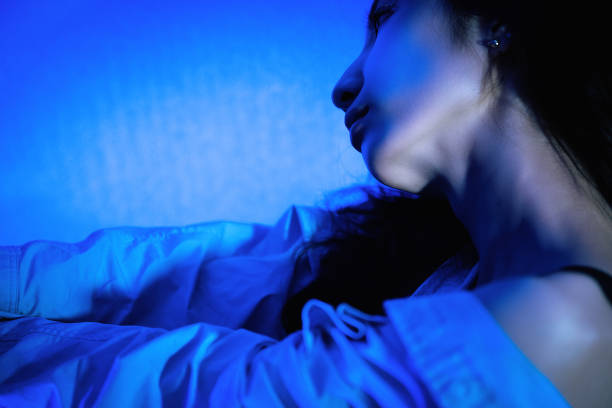 istock Beautiful women in neon lights 1347792935