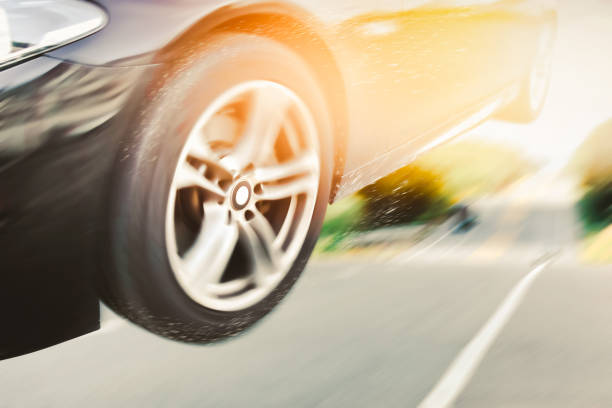 istock The vehicle loses control during a high speed journey 1347805443