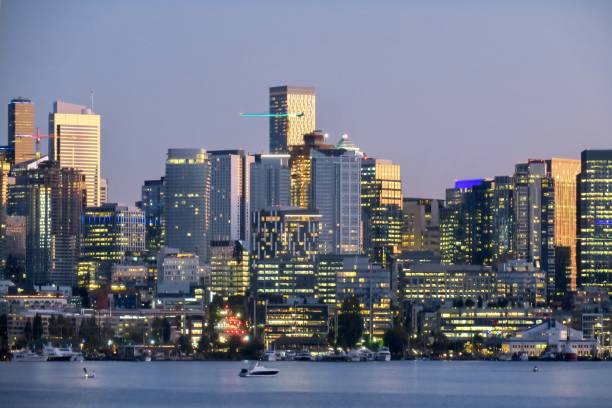 istock Seattle Skyline and Lake Union 1347810726