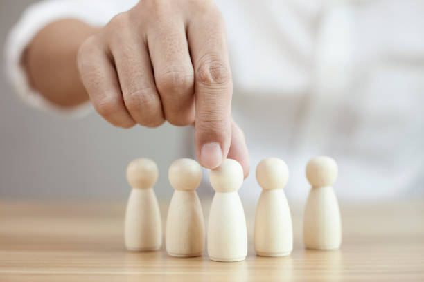 istock Businessman chooses best successful people model team leadership 1347815785