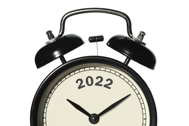 istock New year 2022 time alarm clock 1347820233