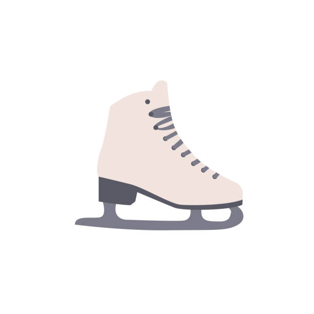 illustrazioni stock, clip art, cartoni animati e icone di tendenza di pattinaggio su ghiaccio. - ice skates