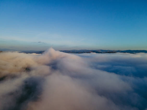 istock aerial view above the clouds 1347836327