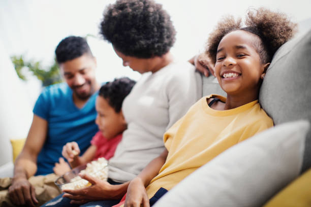 istock Weekend can start with a new movie. 1347842661