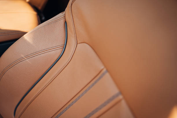 istock Modern car leather seats sport style 1347846147