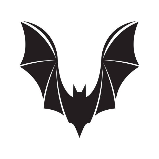 Bat icon Bat icon,vector illustration. 
EPS 10. flock of bats stock illustrations