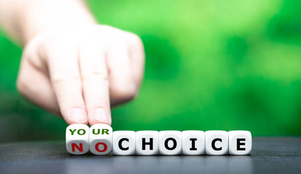 istock Hand turns dice and changes the expression 