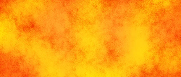 istock Halloween orange and yellow watercolor background 1347852677