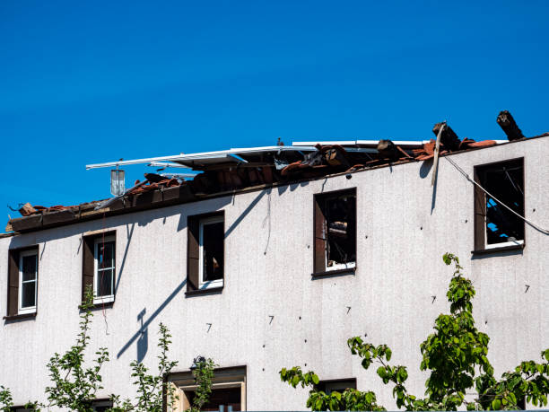 istock Storm damage to a house 1347853881