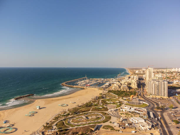 istock View from sky to the Ashkelon 1347855115