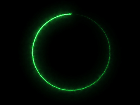Green circle backgrounds